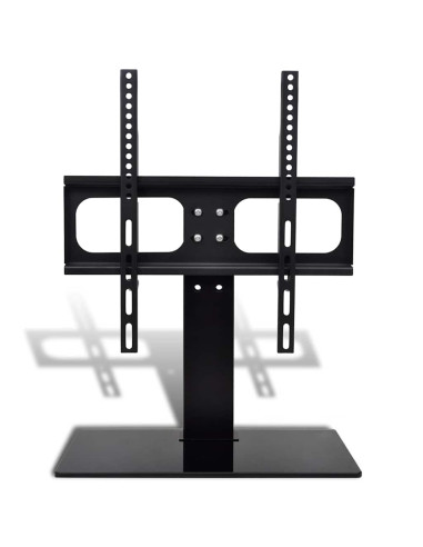 Supporto TV con Base in Ferro Nera 400 x 400 mm 23" - 55"