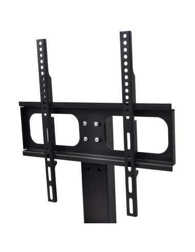 Supporto TV con Base in Ferro Nera 400 x 400 mm 23" - 55"