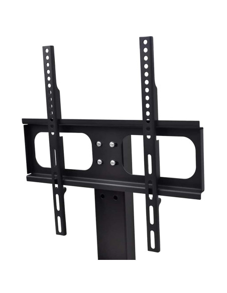 Supporto TV con Base in Ferro Nera 400 x 400 mm 23" - 55"