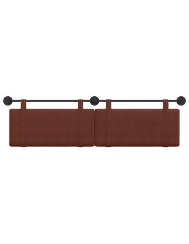 Testata appesa Marrone Lucido 190 x 55 x 5 cm PU Antico