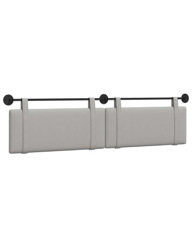 Testata appesa Grigio Nuvola 210 x 55 x 5 cm Tessuto