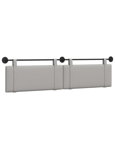Testata appesa Grigio Nuvola 210 x 55 x 5 cm Tessuto