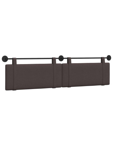Testata appesa Marrone Scuro 210 x 55 x 5 cm Tessuto