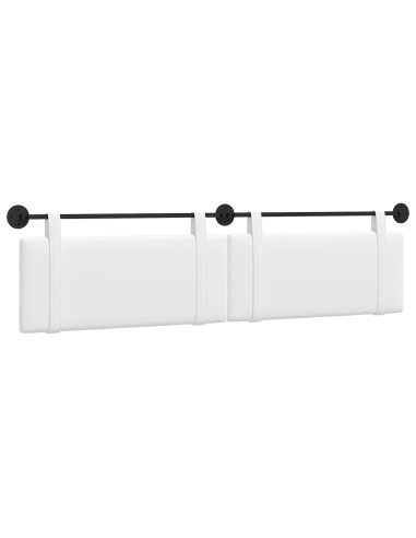 Testata appesa Tinta unita Bianco 210 x 55 x 5 cm Tessuto