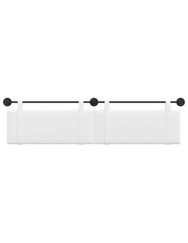 Testata appesa Tinta unita Bianco 210 x 55 x 5 cm Tessuto