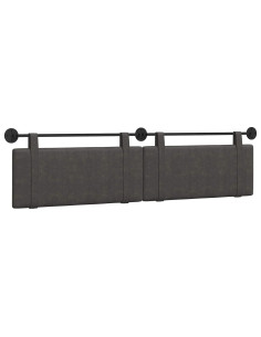 Testata appesa Tinta unita Nero 210 x 55 x 5 cm PU Antico 2