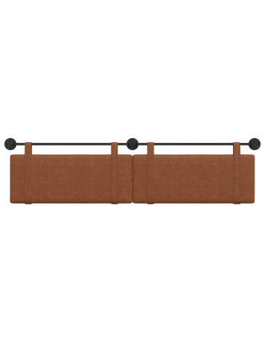 Testata appesa Tinta unita Marrone 210 x 55 x 5 cm PU Antico