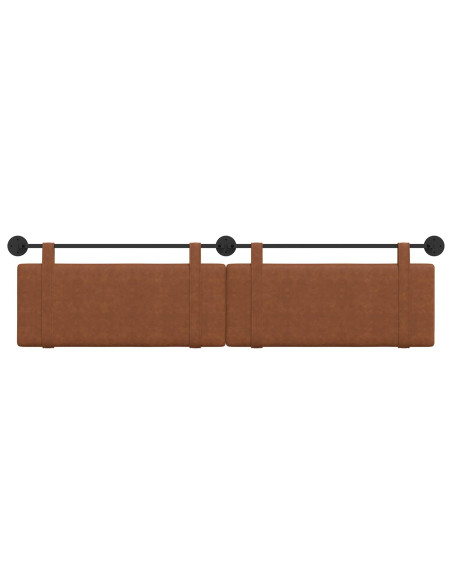 Testata appesa Tinta unita Marrone 210 x 55 x 5 cm PU Antico