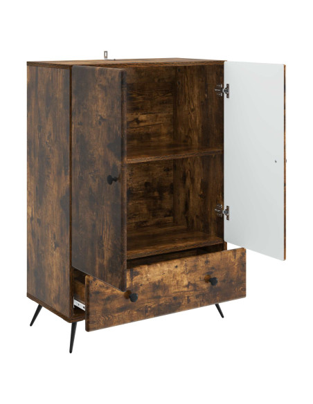 Credenza Rovere Fumo 66 x 34,5 x 95 cm Legno ingegnerizzato