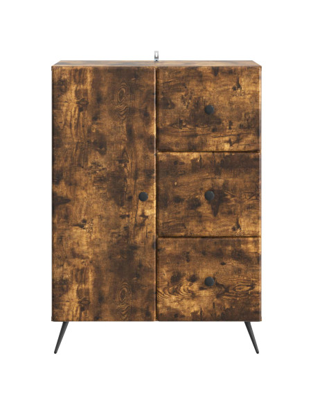 Credenza Rovere Fumo 66 x 34,5 x 90 cm Legno ingegnerizzato