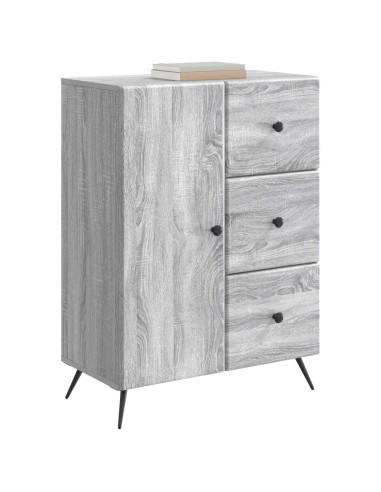 Credenza Grigio Sonoma 66 x 34,5 x 90 cm Legno ingegnerizzato