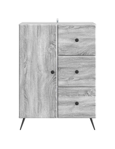 Credenza Grigio Sonoma 66 x 34,5 x 90 cm Legno ingegnerizzato