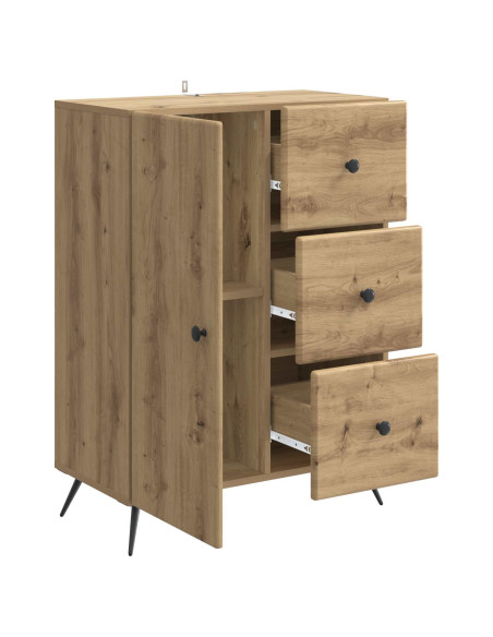 Credenza con cassetto Rovere Artigianale 66 x 34,5 x 90 cm