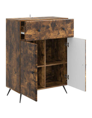 Credenza Rovere Fumo 66 x 34,5 x 90 cm Legno ingegnerizzato