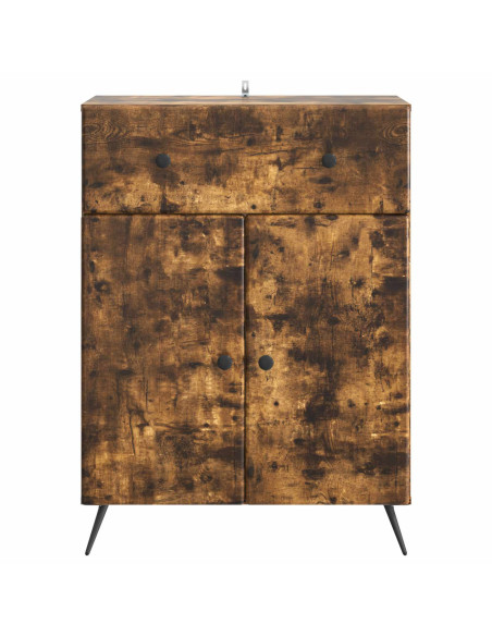 Credenza Rovere Fumo 66 x 34,5 x 90 cm Legno ingegnerizzato