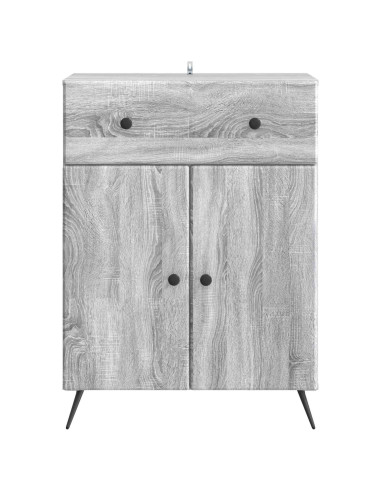 Credenza Grigio Sonoma 66 x 34,5 x 90 cm Legno ingegnerizzato