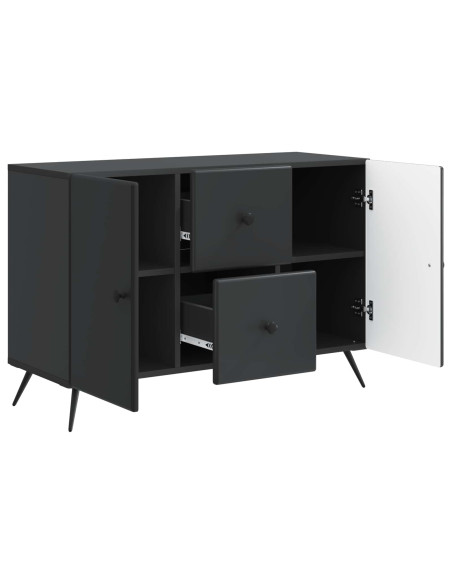 Credenza Nero 89 x 34,5 x 60 cm Legno ingegnerizzato