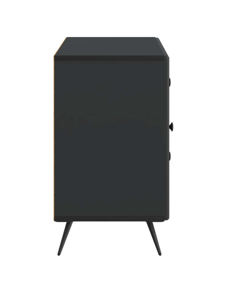 Credenza Nero 89 x 34,5 x 60 cm Legno ingegnerizzato
