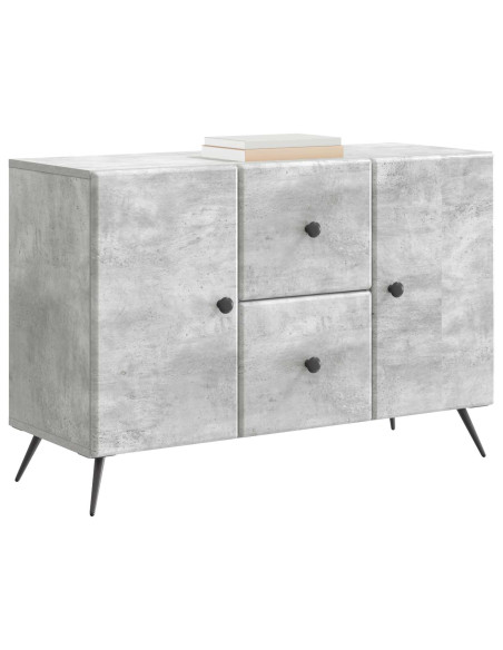 Credenza Grigio Cemento 89 x 34,5 x 60 cm Legno ingegnerizzato