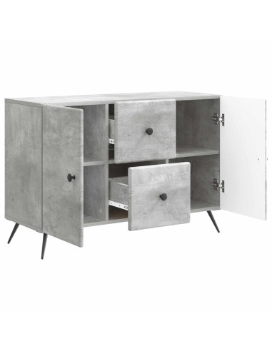 Credenza Grigio Cemento 89 x 34,5 x 60 cm Legno ingegnerizzato