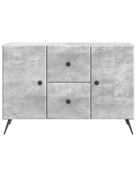 Credenza Grigio Cemento 89 x 34,5 x 60 cm Legno ingegnerizzato