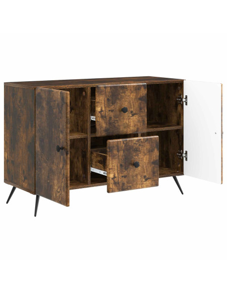 Credenza Rovere Fumo 89 x 34,5 x 60 cm Legno ingegnerizzato