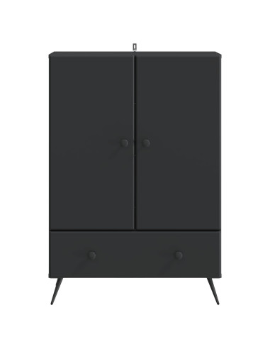 Credenza Nero 66 x 34,5 x 95 cm Legno ingegnerizzato