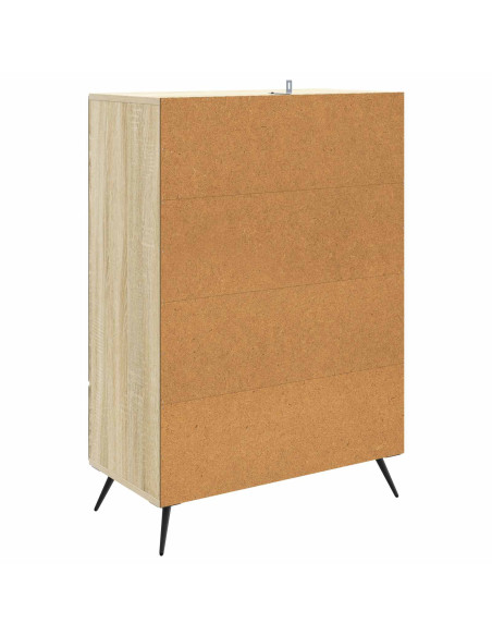 Credenza Rovere Sonoma 66 x 34,5 x 95 cm Legno ingegnerizzato