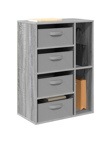 Credenza con cassetto Grigio Sonoma 60 x 33,5 x 84 cm