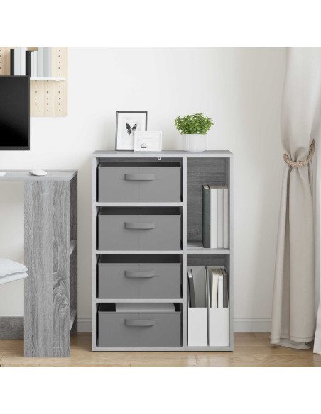 Credenza con cassetto Grigio Sonoma 60 x 33,5 x 84 cm