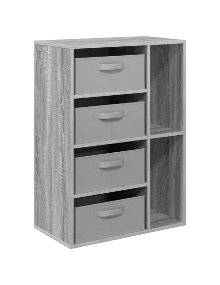 Credenza con cassetto Grigio Sonoma 60 x 33,5 x 84 cm