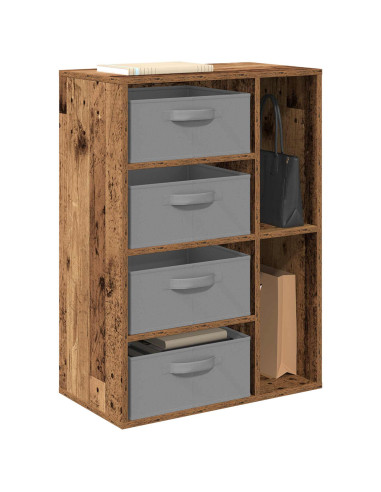 Credenza con cassetto Legno vecchio 60 x 33,5 x 84 cm
