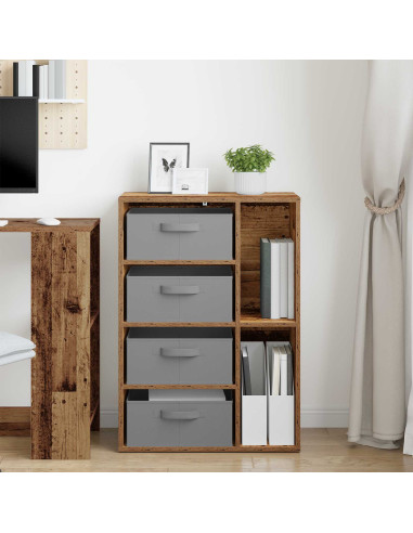 Credenza con cassetto Legno vecchio 60 x 33,5 x 84 cm