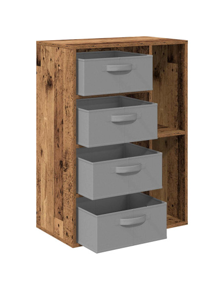 Credenza con cassetto Legno vecchio 60 x 33,5 x 84 cm