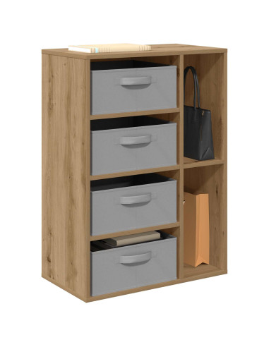 Credenza con cassetto Rovere artigianale 60 x 33,5 x 84 cm