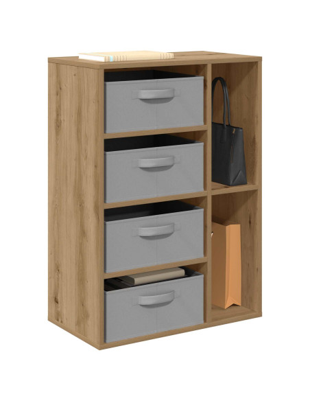 Credenza con cassetto Rovere artigianale 60 x 33,5 x 84 cm