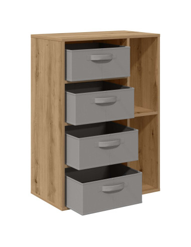 Credenza con cassetto Rovere artigianale 60 x 33,5 x 84 cm