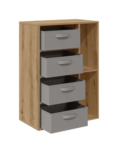 Credenza con cassetto Rovere artigianale 60 x 33,5 x 84 cm