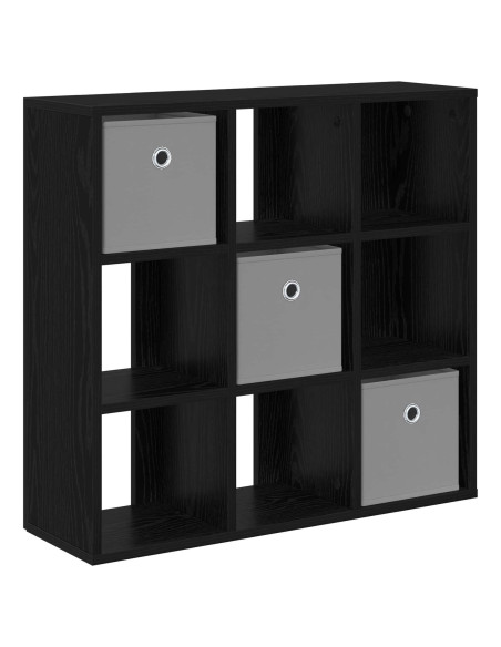 Credenza con cassetto Rovere Nero 73,5 x 24 x 69,5 cm