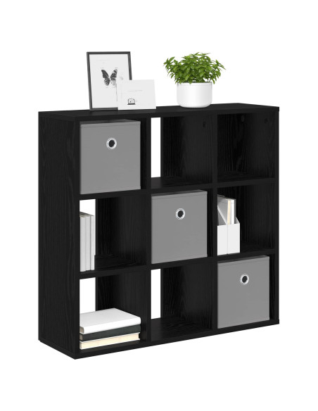 Credenza con cassetto Rovere Nero 73,5 x 24 x 69,5 cm