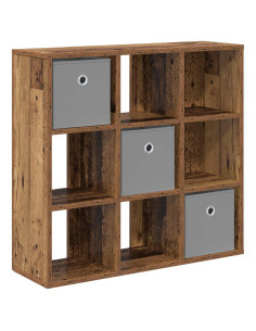 Credenza con cassetto Legno vecchio 73,5 x 24 x 69,5 cm 2
