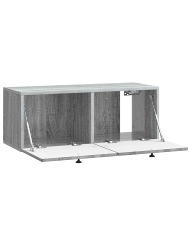Mobile Porta TV da Muro Grigio Sonoma 78,5 x 31 x 30 cm