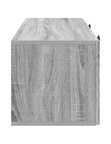 Mobile Porta TV da Muro Grigio Sonoma 78,5 x 31 x 30 cm