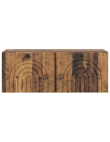 Mobile Porta TV da Muro Legno antico 78,5 x 31 x 30 cm