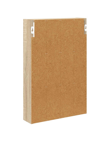 Armadio da bagno a muro Rovere Sonoma 40 x 10 x 60,5 cm