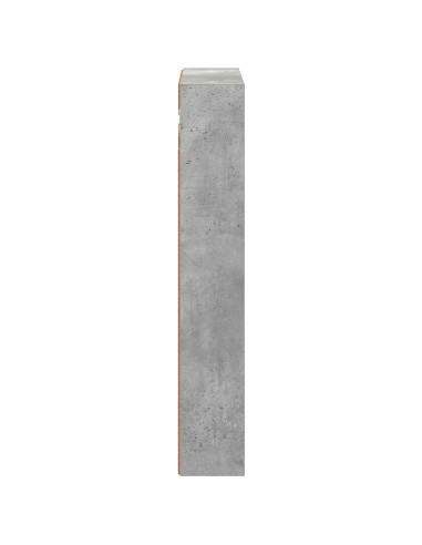 Armadio da bagno a muro Grigio Cemento 40 x 10 x 60,5 cm