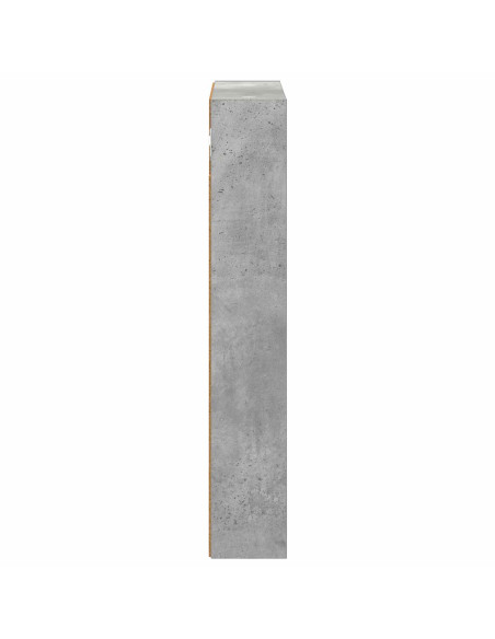 Armadio da bagno a muro Grigio Cemento 40 x 10 x 60,5 cm