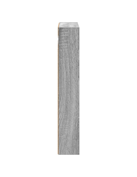 Armadio da bagno a muro Sonoma grigia 40 x 10 x 60,5 cm