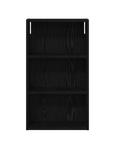 Armadio da bagno a muro Rovere Nero 40 x 14 x 70 cm