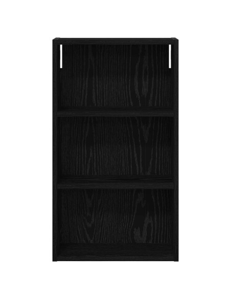 Armadio da bagno a muro Rovere Nero 40 x 14 x 70 cm